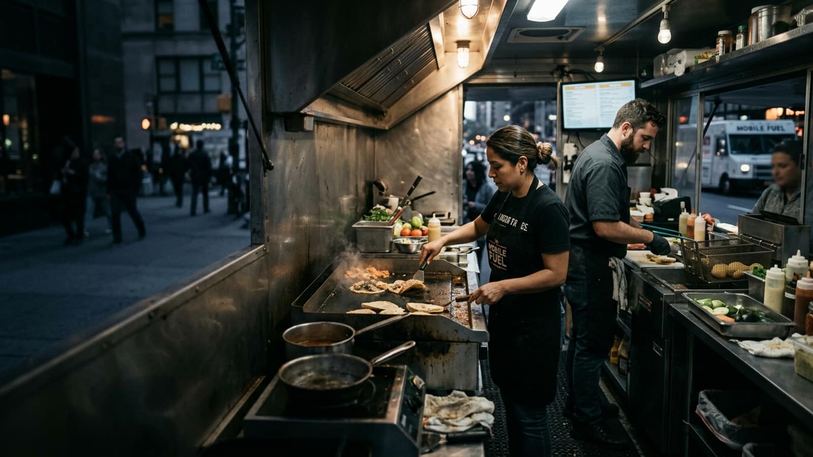 Food truck financing and business loans for mobile food entrepreneurs — working environment